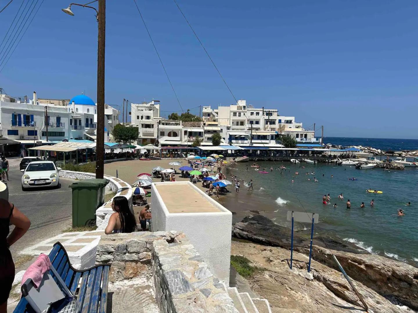Cozy Studio In Beautiful Apollonas Beach Naxos Apollon  ภายนอก รูปภาพ